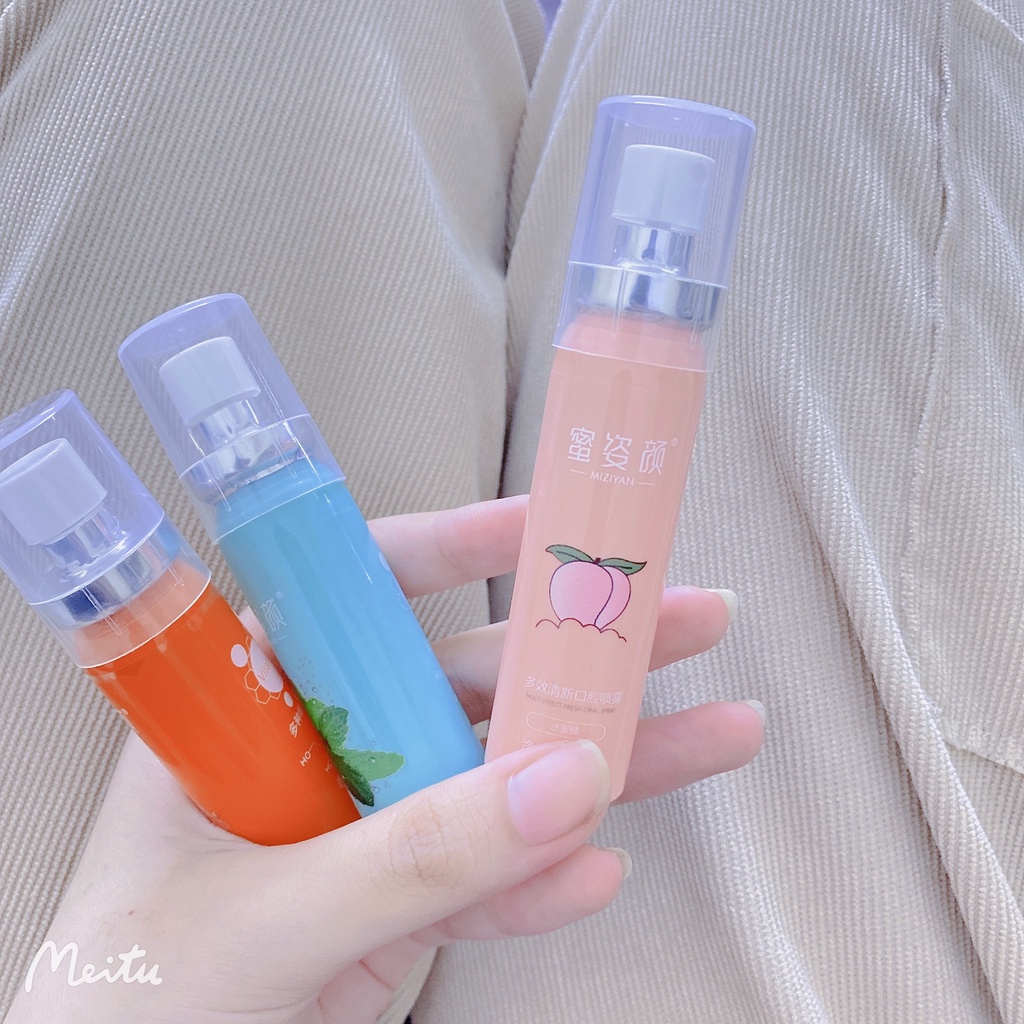 Xịt thơm miệng diệt khuẩn Miziyan 20ml Chính Hãng, Sịt thơm miệng Miziyan - Sarah Beaute MP44