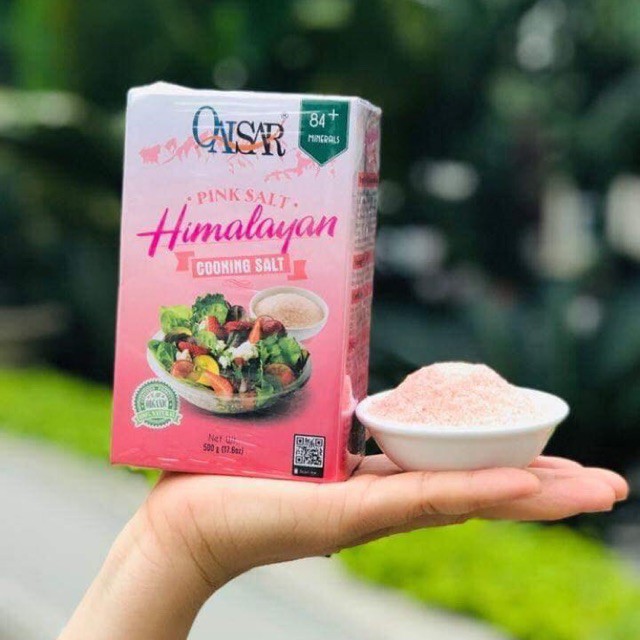 MUỐI HỒNG 1kg Qaisar Hymalaya loại cao cấp