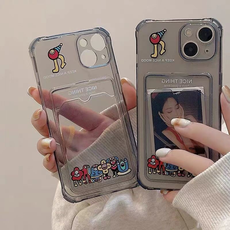 Ốp Điện Thoại TPU Silicon Mềm Trong Suốt Chống Sốc In Họa Tiết Dễ Thương Cho IPhone 14 13 12 Mini 11 10 Pro XS Max X XR 8 7 6 6S Plus