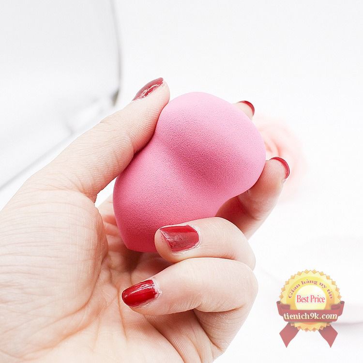 Bông tán hình hồ lô giọt nước Cao Su thiên nhiên dụng cụ đánh phấn phủ tán kem nền | BigBuy360 - bigbuy360.vn