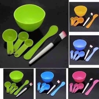Combo 1 bát trộn đắp mặt nạ nhiều màu trộn bột đắp mặt nạ