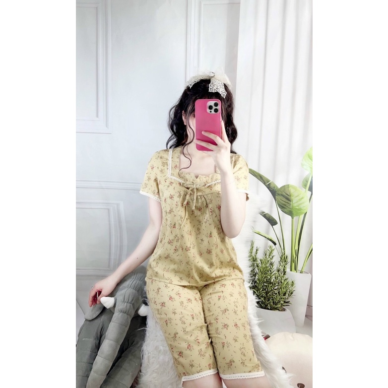 Đồ bộ ngố mặc nhà, bộ mặc nhà Pijama dễ thương JUSTBE79