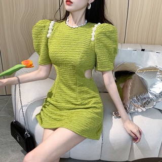 Đầm mini dáng ôm hở eo xinh xắn cá tính thời trang