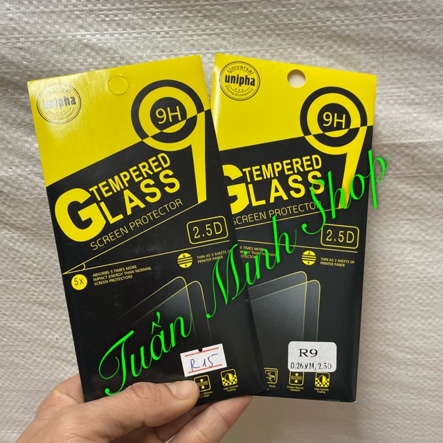 Dán cường lực Oppo R9 - R15