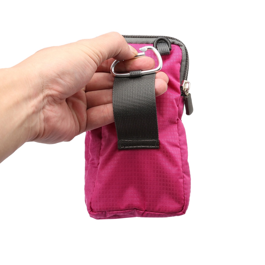 Túi Đựng Điện Thoại Kích Thước 4.7-7.2 inch 3 Ngăn Có 2 Khóa Kéo Cho Điện Thoại Thông Minh OPPO VIVO