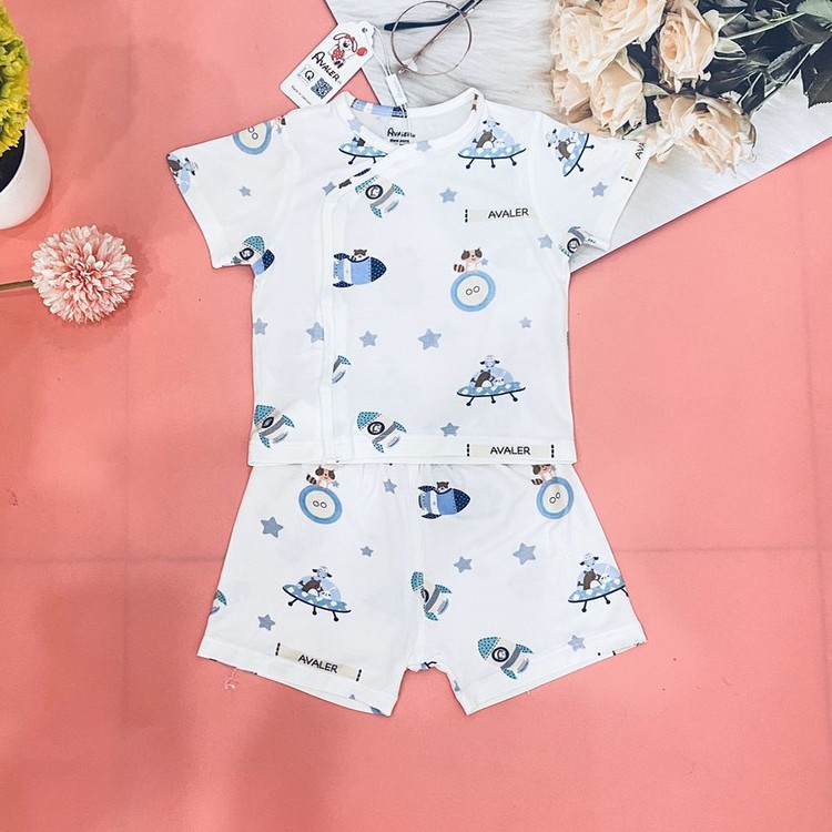 Bộ cộc sơ sinh Avaler cho bé size 3//6,6/9m