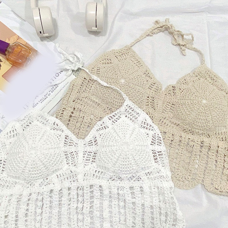 Áo Crop Top Hai Dây Dệt Kim Y2K Ôm Dáng Hở Lưng Thời Trang Mùa Hè Quyến Rũ Cho Nữ