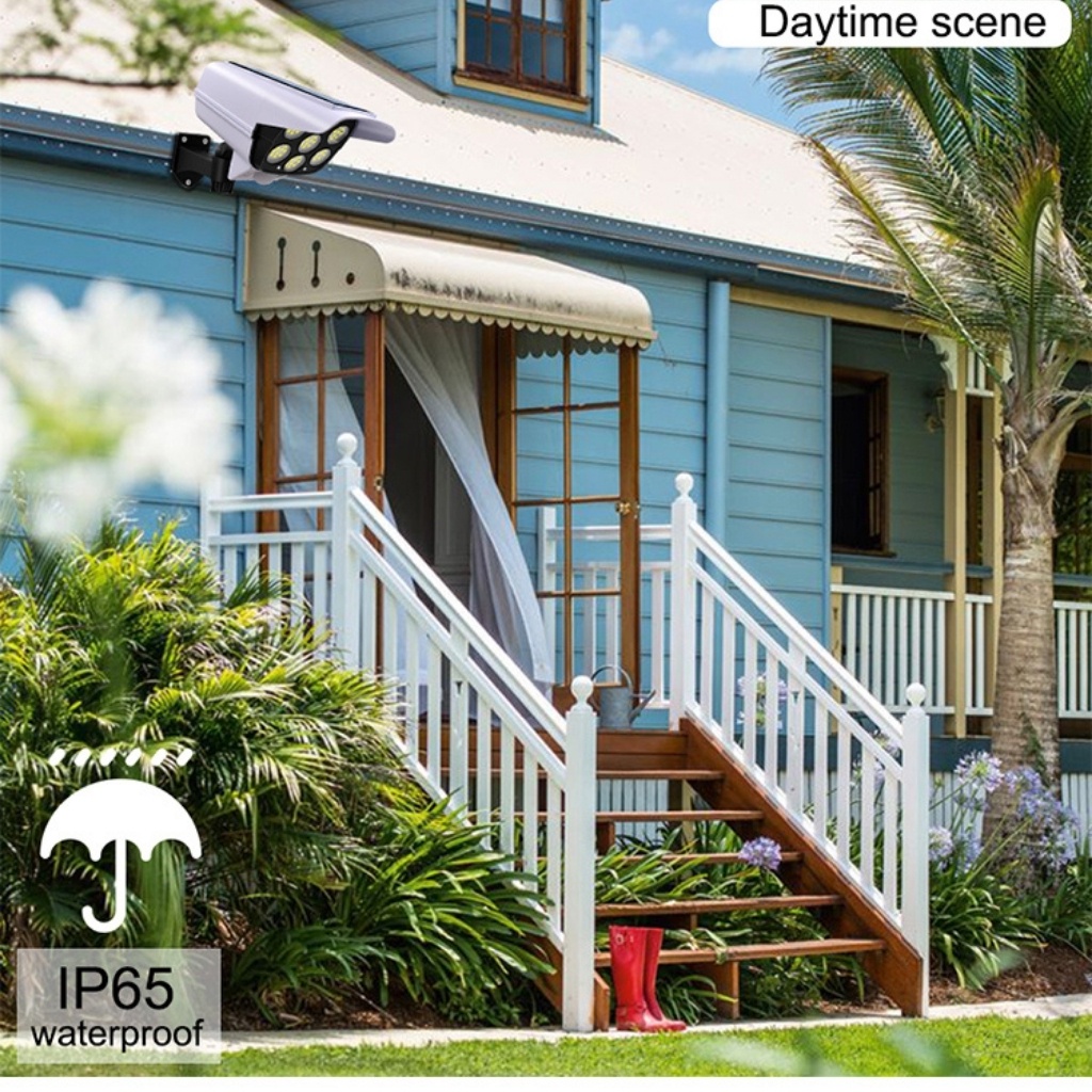 Đèn năng lượng mặt trời giả camera ngoài trời  tự động BẬT TẮT chống trộm, chống nước IP67. Có điều khiển shopnhatphong | BigBuy360 - bigbuy360.vn