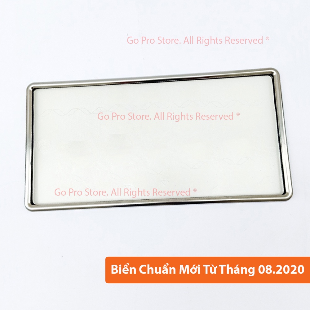 [CHÍNH HÃNG] Trọn Bộ Khung Biển Số Inox 304 Trước &amp; Sau Xe Ô tô