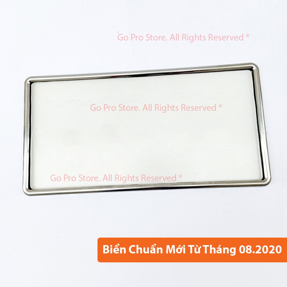 [CHÍNH HÃNG] Trọn Bộ Khung Biển Số Inox 304 Trước &amp; Sau Xe Ô tô