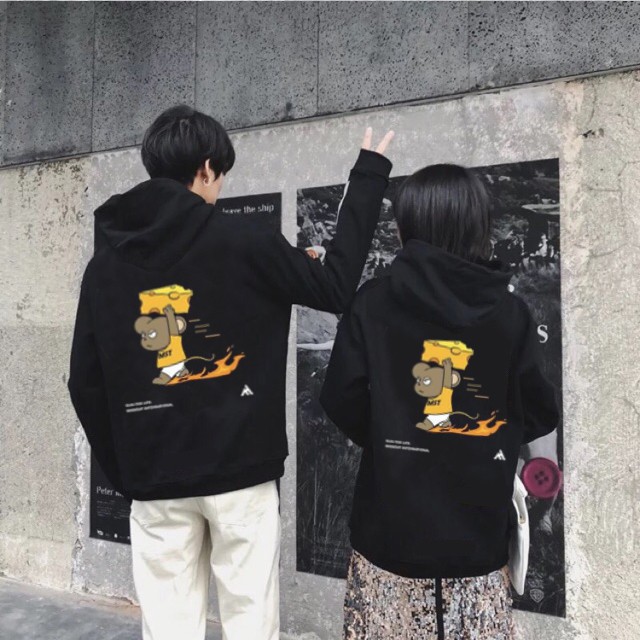 Áo hoodie chuột missout unisex