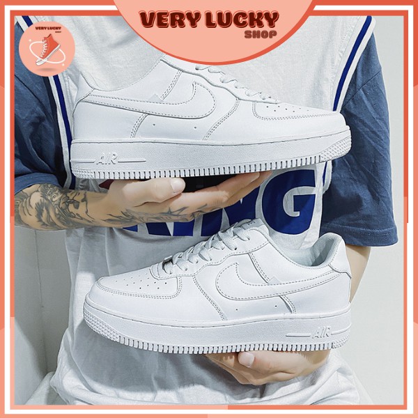 Giày Thể Thao Nam Nữ - Giày Nike Air Force 1 AF1 Trắng Full Box Bill