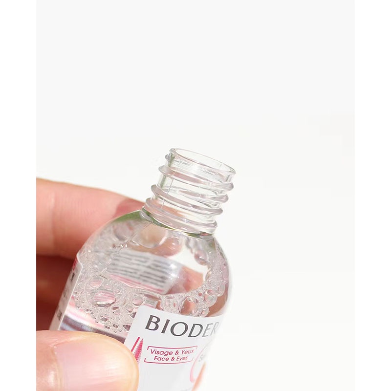 Dung dịch làm sạch và tẩy trang Micellar cho da nhạy cảm Bioderma Sensibio H2O 20ml-Travel Size