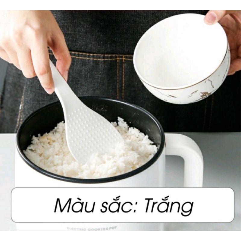 #Rẻ như cho# Môi xới cơm nhựa sần chống dính - thìa xới cơm, môi cơm trắng nhựa Song Long, Việt Nhật - an toàn sức khỏe