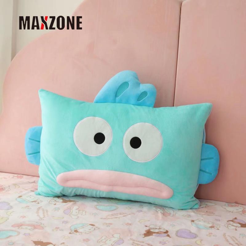 Vỏ Gối In Hình Búp Bê Sanrioed Hangyodon Hai Mặt Dễ Thương Cho Học Sinh