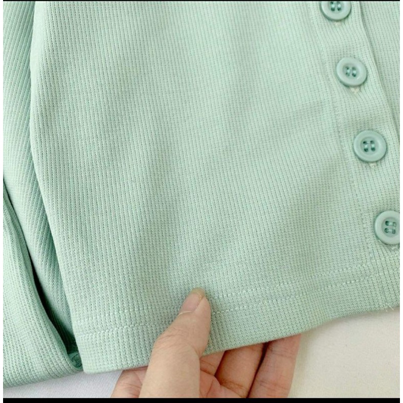 Croptop xanh mint (Hàng ORDER 5 day )