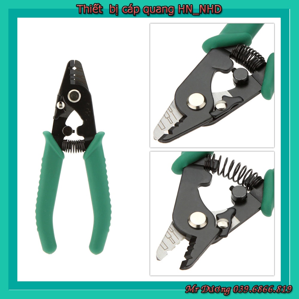 Kìm Tuốt Sợi💥FREESHIP💥Quang 3 lỗ Xanh Cao Cấp Bền, ĐẸP