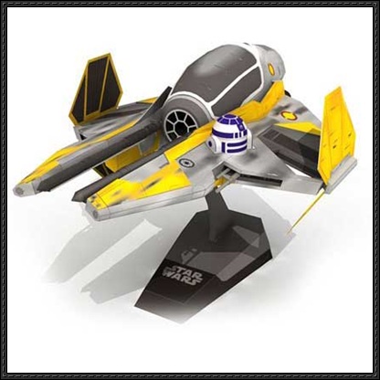 Mô hình giấy 3D phi thuyền ETA-2 Star Wars