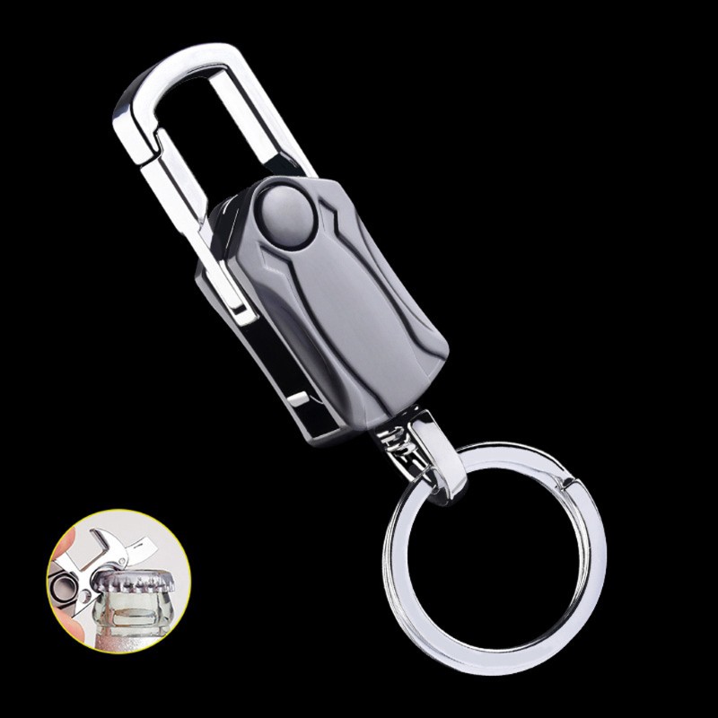 Móc khóa mạnh mẽ 4 trong 1 spinner xoay ngón tay chống lo âu/mở chai hộp/giữ điện thoại