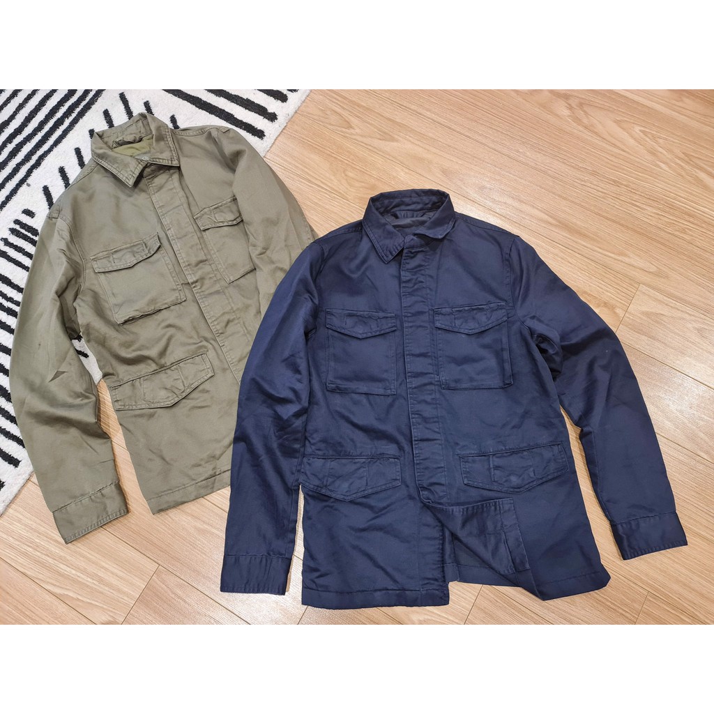 Áo khoác Sơ mi DENIM MASSIMO DUTI cao cấp 2 lớp, chất liệu vải dày dặn cá tính