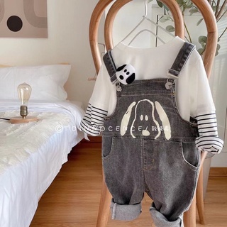 Set yếm bò kèm áo hình cún cho bé trai