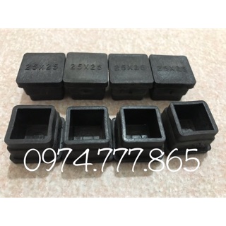 Combo 10 Chụp nhựa trong 25x25 cho hộp kẽm