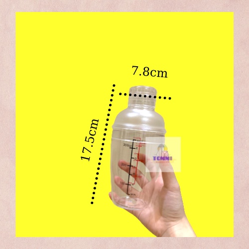 Bình Lắc Shaker Nhựa Shaker Dung Tích 550ml Và 750ml - Dụng Cụ Pha Chế