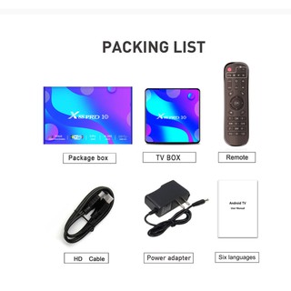🍀 𝐅𝐑𝐄𝐄𝐒𝐇𝐈𝐏 🍀Android TV BOX X88 Pro 10 Ram4G + 32Gb RK3318 Quad Core android 10.0