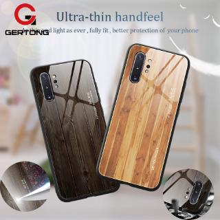 Ốp điện thoại vân gỗ kính cường lực chống sốc cho Samsung Galaxy A91 S10 Lite A81 Note 10 Lite A20S A10S A10 A20 A50