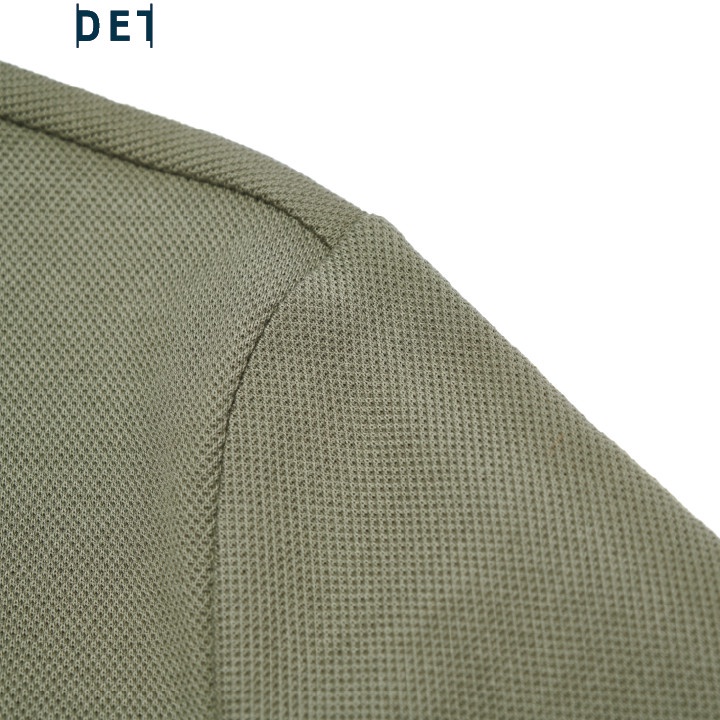 Áo thun nam Polo cao cấp kháng khuẩn tay ngắn DETERMINANT form rộng - 100% cotton - màu xanh ô liu - Olive [DETP02]