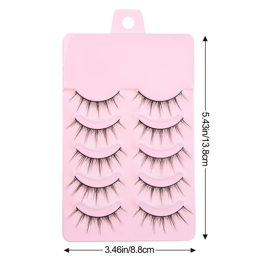 LAY Cặp Lông Mi Giả 3D Dày Tự Nhiên Phong Cách Lolita Dành Cho Nữ