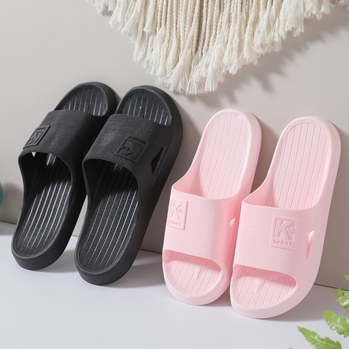 Dép mang trong nhà, văn phòng, dép đi nhà tắm nam nữ, êm nhẹ chống trơn bằng PVC dẻo bền đẹp