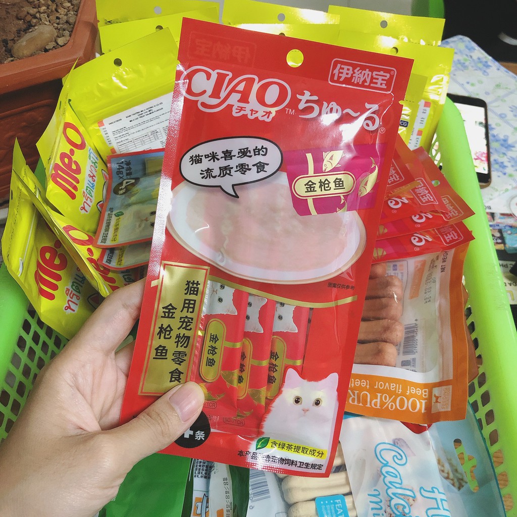 Súp thưởng mèo Ciao Churu_Nhà Mèo Shop