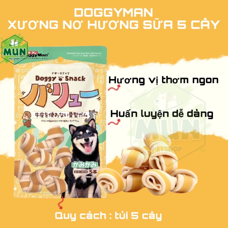 Xương nơ hương sữa 5 cây DoggyMan (001100)