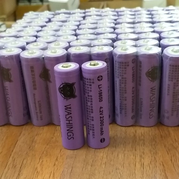 Pin Sạc Li-18650 4.2V 2300mAh Cho Đèn, Đài...