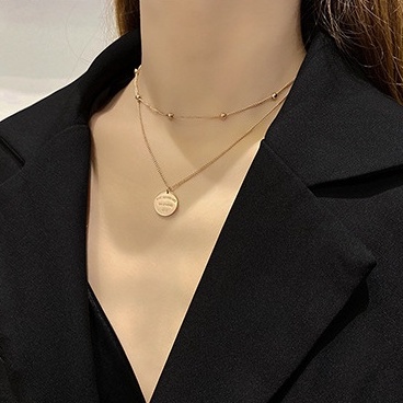 Dây Chuyền Thép Titan Thiết Kế Đơn Giản Phong Cách Âu Mỹ Mới