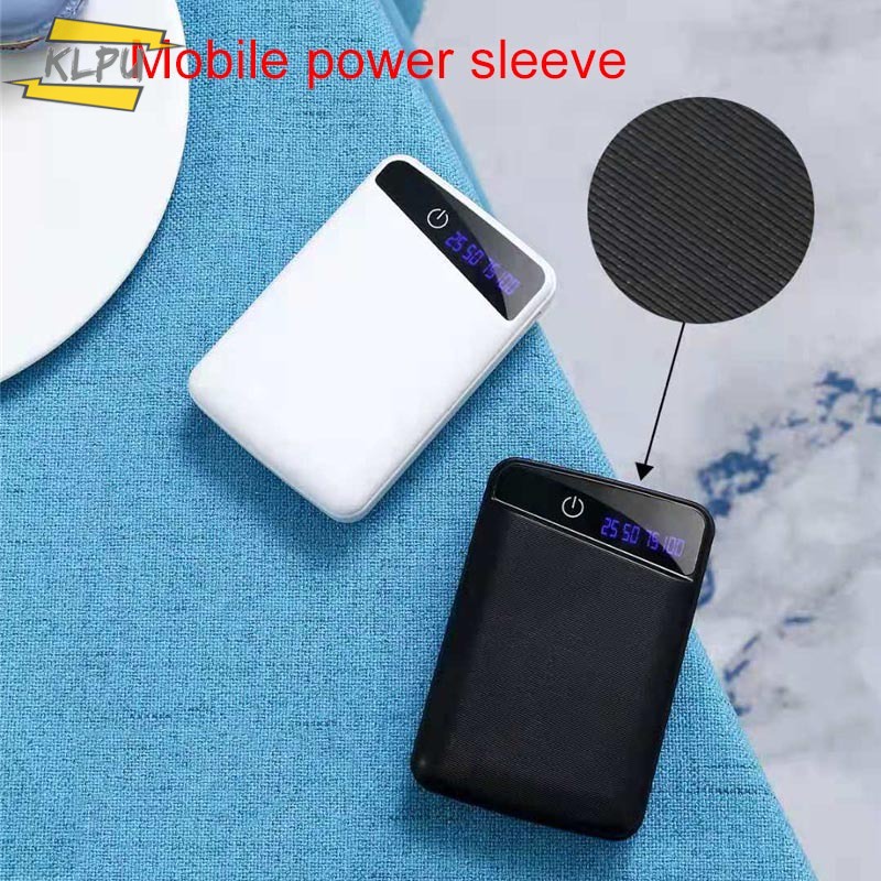 Set 3 Vỏ Pin Sạc Dự Phòng 18650 3 Cổng Usb Diy