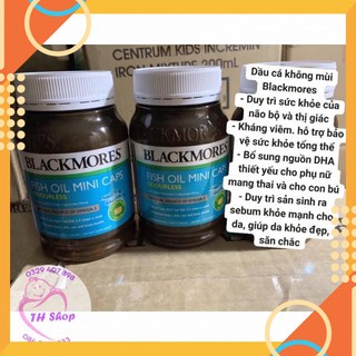 Dầu Cá Blackmore 400 Viên Không Mùi, Dầu Cá Blackmores Mini caps Mẫu Mới
