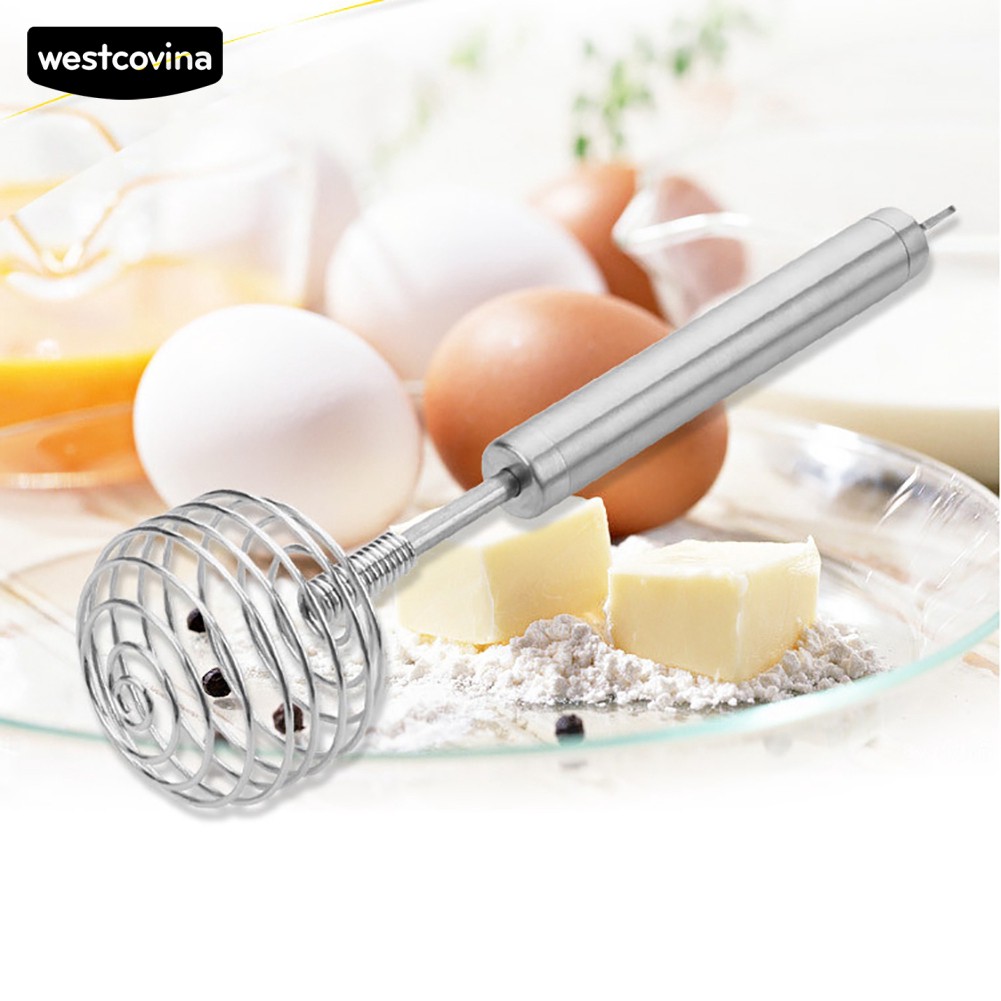 Dụng Cụ Đánh Trứng Cầm Tay Bằng Thép Không Gỉ