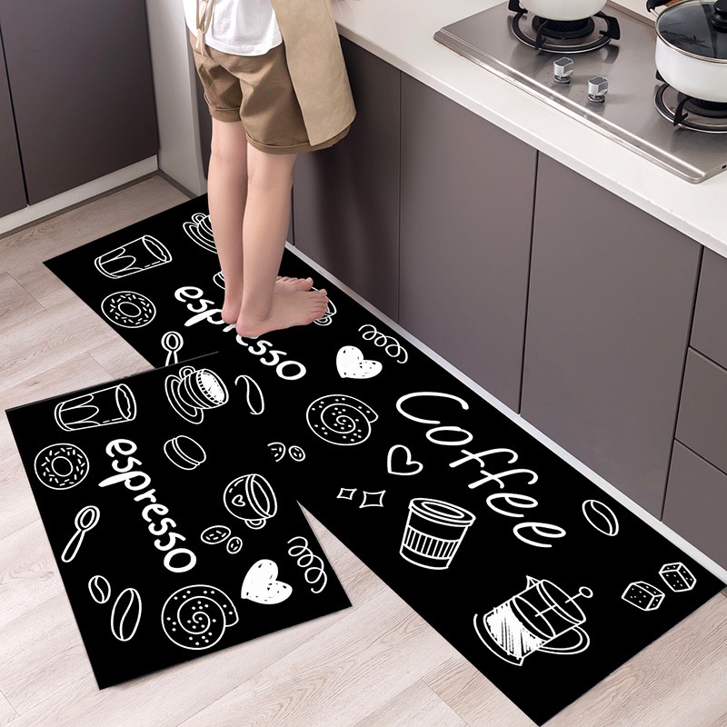 Tấm thảm trải sàn dài mềm mại in họa tiết hoạt hình 3D chống trượt hiện đại cho nhà bếp phòng ngủ phòng khách khách sạn