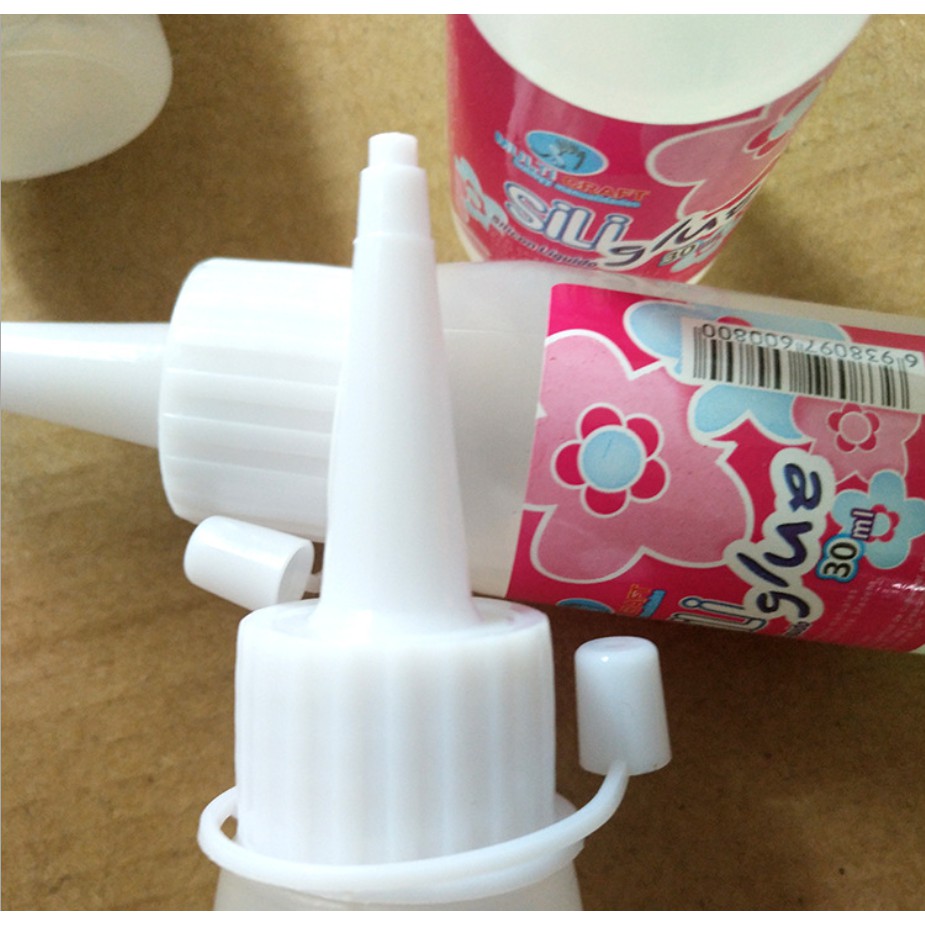 KDC - Keo silicone keo siliglue 30ml không màu và không mùi làm đồ thủ công, DIY, handmade có thể dán giấy, vải, gỗ