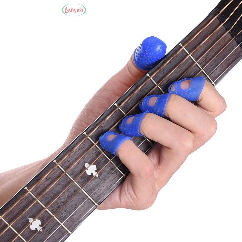 Bộ 12 Miếng Silicone Bảo Vệ Ngón Tay Khi Chơi Đàn Guitar
