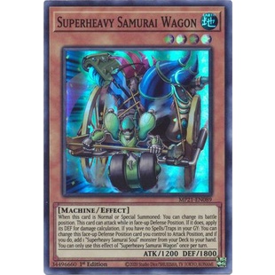 Thẻ bài Yugioh - TCG - Superheavy Samurai Wagon / MP21-EN089'