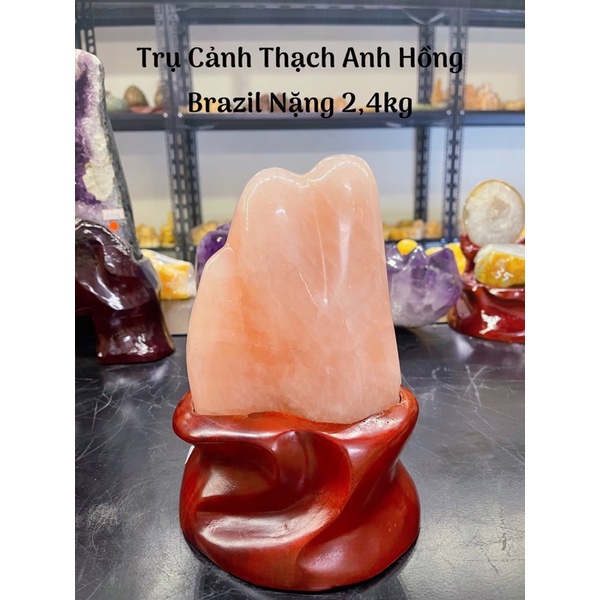 Trụ Đá Cảnh Hồng Phong Thuỷ - Đá Trang Trí