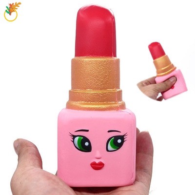 Slow Rising Squishy Lipstick Shaped Toys Cute Decompression Toy Relax PU