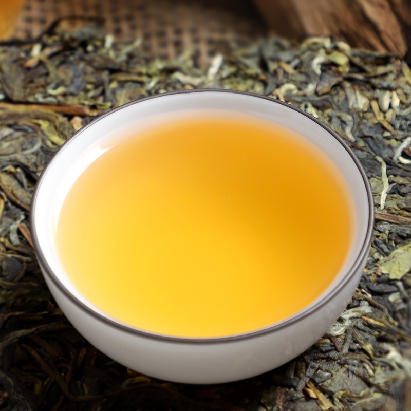 Bánh Trà Phổ Nhĩ Sống, Chín Mãnh Hải Vân Nam 260 gram (Năm 2020)