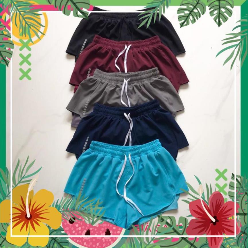 HÀNG CÓ SẴN SLL1 Quần đùi thể thao kết hợp đi biển cho nữ Minatex !