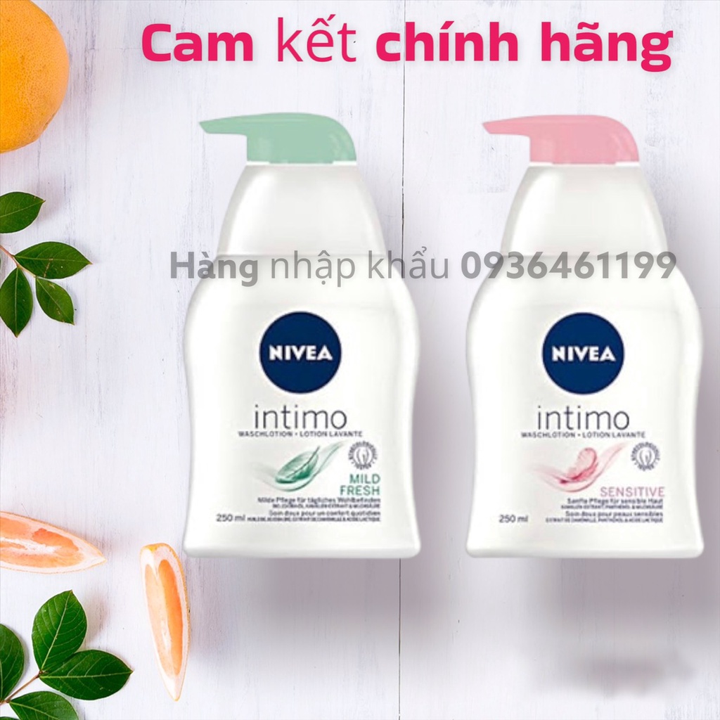 Dung dịch vệ sinh phụ nữ Nivea Đức 250ml