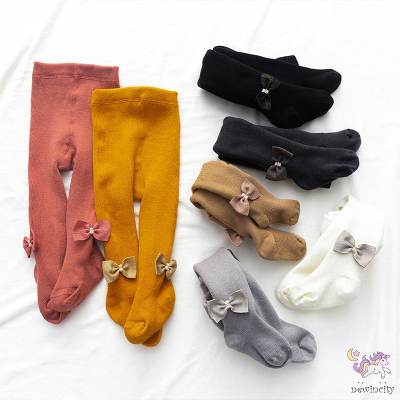 Quần Legging Thắt Nơ Phong Cách Hàn Quốc Cho Bé Gái