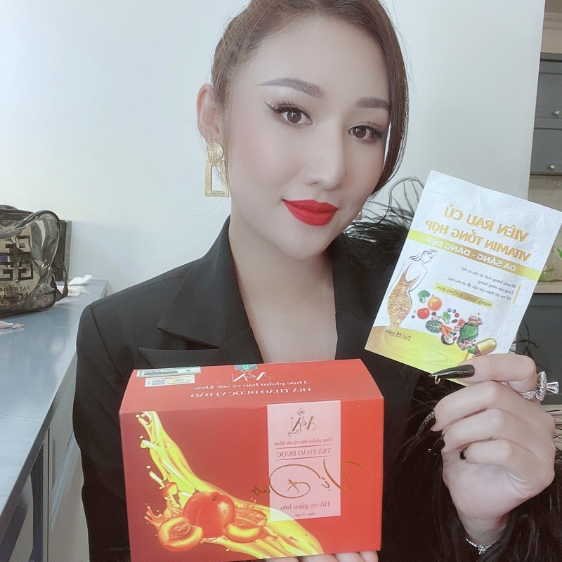 [Tặng Gói Detox 15v] Trà Giảm Cân Vị Đào MN Beauty Group